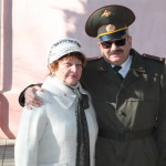 Слева председатель Совета ВОВ п.Шепси Туапсинский р-н Малова Н